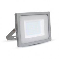 LED reflektor , 10 W ,Ultra Slim , denná biela , SAMSUNG chip , 5 rokov záruky , sivý