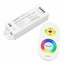 RGB diaľkový ovládač, stmievač a riadiaci zdroj v jeednom balení, biely, Mi-Light