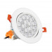 RGB-CCT LED panel , 9W , zapustený , spot , sklopný , okruhlý , stmievateľný , farebný , nastaviteľná chromatickosť , SMART , Mi-Light					