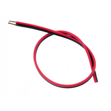 Kábel farebný k LED pásiku, 2 žilový, (červený, čierny) 2x0,5 mm2