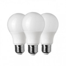 LED žiarovka , hruška , pätica E27 , 8,5 W ,  200° , teplá biela , 3 ks balenie