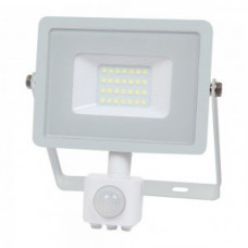 LED reflektor , 20 W , pohybový senzor , studená biela , SAMSUNG chip , 5 rokov záruky , biely