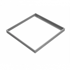 LED panel, inštalačný rám, zvýšený, pružinový, 600x600x55 mm, biely, Capri