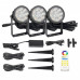 RGB-CCT LED svietidlový set, s adaptérom, diaľkovým ovládaním, 230V, stmievateľný, bodový, 3 x 6W, vonkajší, IP65, Miboxer (Mi-Light), FUTC08A