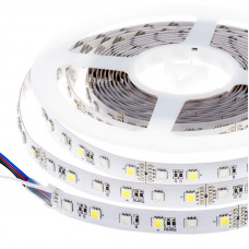LED pásik , 5050 , 60 led/m , 14.4 W/m , RGBW , 10 mm , W = teplá biela , IP65
