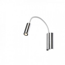  LED svietidlo, nástenné, čítacia lampa, 3W, teplá biela, chróm, RENDL, SHOW