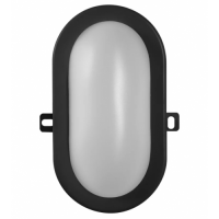 LED svietidlo, lodné svetlo, 6 W, oválne, neutrálna biela, čierne, vodeodolné, IP54, LEDVANCE