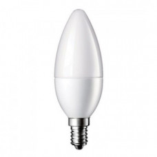 LED žiarovka , sviečka , pätica E14 , 6 W , teplá biela , stmievateľná , Optonica