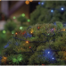 LED světelný řetěz, propojitelný, vnitřní/venkovní, 100 LED, délka 10 m, různé barvy, s časovačem, IP44, standardní