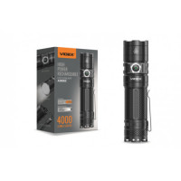 Led baterka , stmievateľné , 6 režimov svietenia ,studená biela , 4000 lúmenov , USB , IP68 , VIDEX