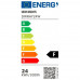 LED panel, 24W, zapustený, kruhový, prírodná biela, AL