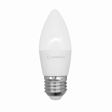  LED svietidlo, žiarovka , sviečka, objímka E27, 6W, teplá biela, COSMOLED