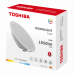 LED panel , hlboko žiariaca , 16W , zapustený , okruhlý , studená biela, IP40/IP20 , TOSHIBA , 5 rokov záruky