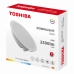 LED panel , hlboko žiariaca , 24W , zapustený , okruhlý , studená biela , IP40/IP20 , TOSHIBA , 5 rokov záruky