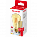 LED svietidlo , žiarovka , vláknový efekt , filament , E27 pätia , ST64 , 4.5 Watt , teplá biela , jantárová žltá , TOSHIBA , 5 rokov záruky