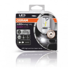 LED lampa, žiarovka, auto žiarovka, svetlomet, balenie 2 kusy, H4/H19, 16,5 wattov, studená biela, Plug&Play, OSRAM LEDriving HL Easy.