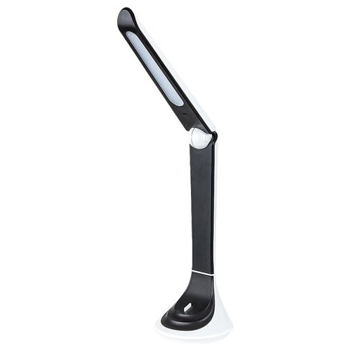 LED svietidlo, stojaca lampa, stolná lampa, nastaviteľná, čierno-biela, prirodzené biele svetlo, 5 W, 5-ročná záruka, Rábalux, BALOR