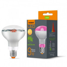 Rastlinné LED svietidlo, žiarovka, E27, efekt žiarovkových vlákien, filament, 9 Watt, VIDEX FITO