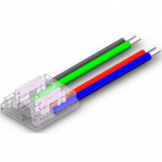 Napájací kábel, 10 mm, 4-pólový, pre RGB DOTLESS COB LED pásky, IP20/IP65, MULTI SNAP