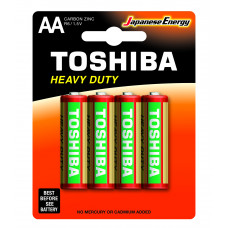  Ceruzová batéria AA (LR6), 1,5 Volt, 4 kusy, odolná, batéria, Heavy Duty, TOSHIBA