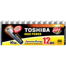  Ceruzová batéria AAA (LR03), 1,5 Volt, 12 kusov, odolná, batéria, High Power, TOSHIBA