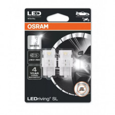 LED svetlo, žiarovka, auto žiarovka, smerovacie svetlo/značka, 2 kusový balíček, W21/5W, 2,7 W, studená biela, Plug&Play, OSRAM LEDriving, HL Easy