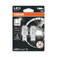  LED svetlo, žiarovka, autožiarovka, smerovacie svetlo/blinkr, 2-balistický balík, W16W, 2,9 W, studená biela, Plug&Play, OSRAM LEDriving, HL Easy