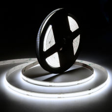 MARATHON COB LED pásik, s IC prúdovým generátorom, 24 V DC, 7,5 W/m, 480 LED/m, 8 mm, >90 Ra, studená biela, LEDISSIMO