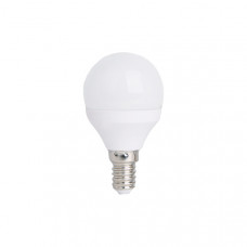 LED žiarovka , hruška , pätica E14 , 4 ,5 W , 180° , teplá biela 